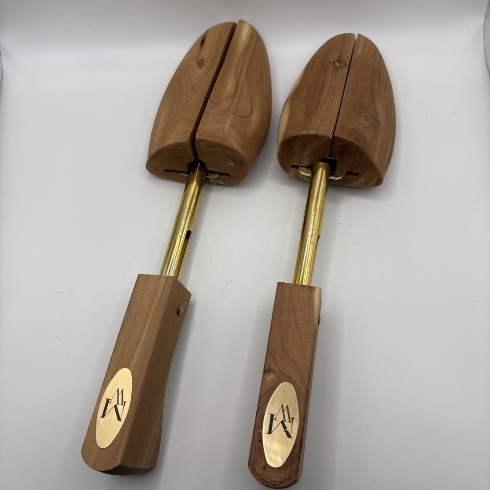 Vintage Florsheim Imperial Cedar Shoe Trees Men's Size Medium M Split Toe